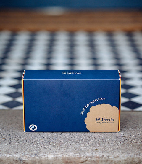 Wilfreds Pie Packaging on Door Step