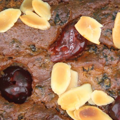 Farmhouse Fruit Cake with Cherries & Almonds