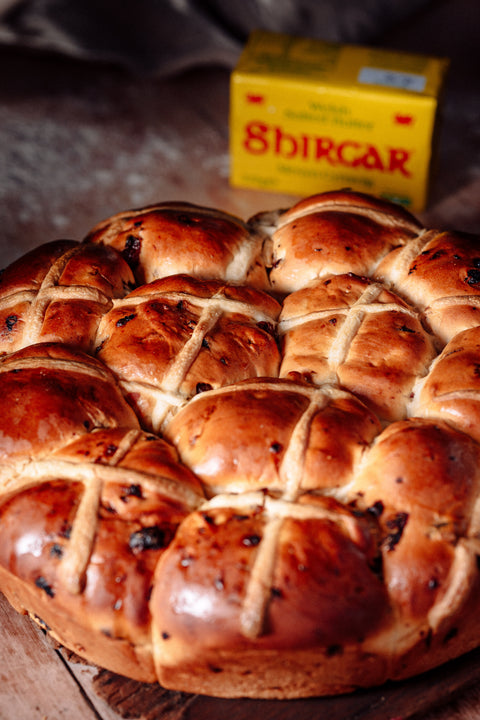 Hot Cross Buns Tear & Share