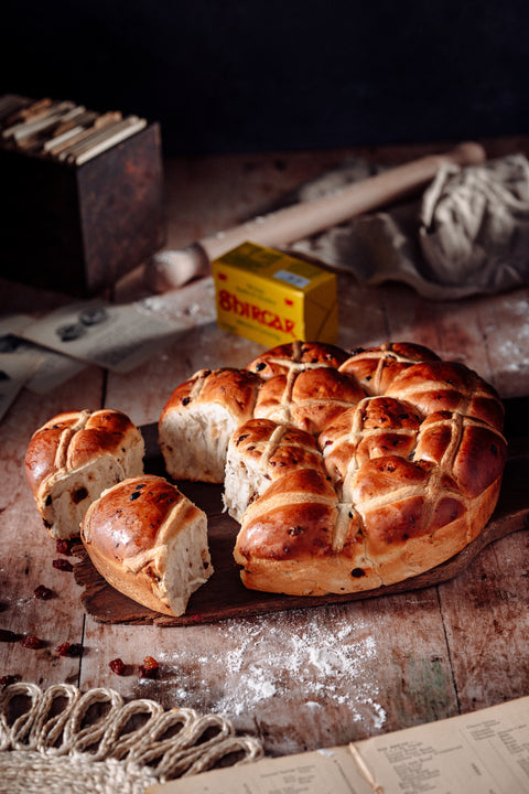 Hot Cross Buns Tear & Share