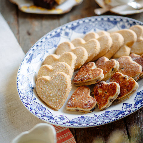 Heart Shaped Welsh Cakes and Shortbread