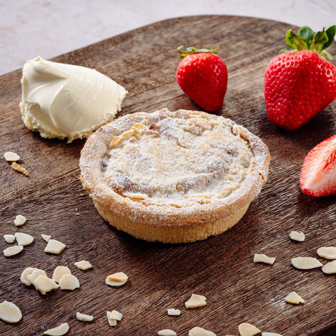 Strawberry & Cream Crumble Tart