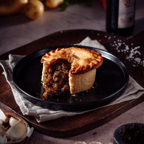 The Shroom Boom Pie: A Flavourful Mushroom Pie with Balsamic Vinegar and Soy Sauce