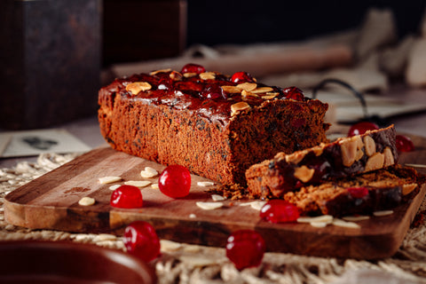 Farmhouse Fruit Cake with Cherries & Almonds