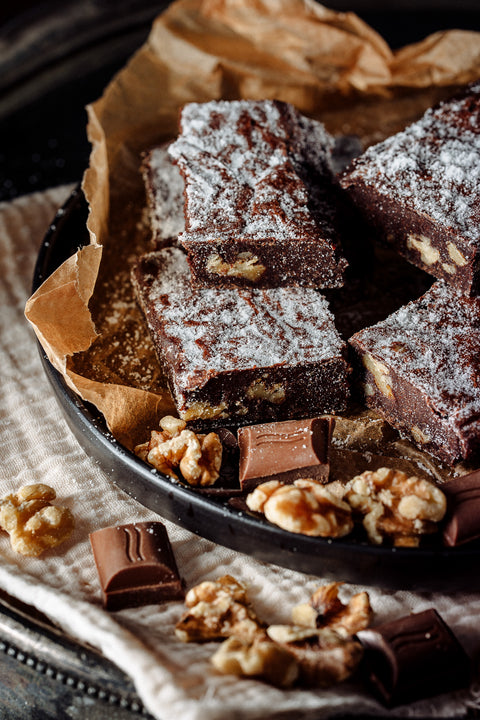 Luxury Chocolate & Walnut Brownies