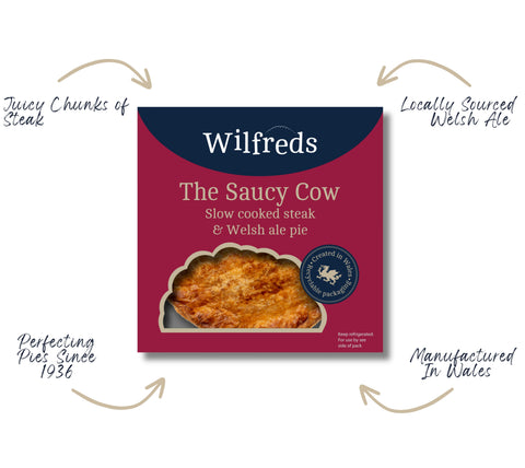 Saucy Cow: Steak & Ale Pie (265g)