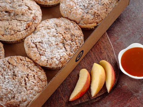Apple & Caramel Crumble Tart Catering Box (6 Pack)