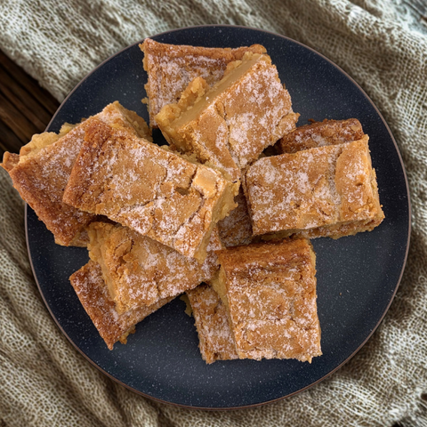 Luxury White Chocolate Blondies