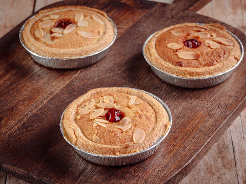 Bakewell Tarts with Jam & Almond Frangipane Catering Box (6 Pack)