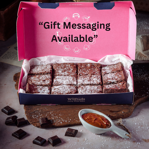 Luxury Salted Caramel Brownies - Letterbox Friendly