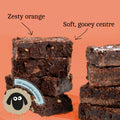 Luxury Letterbox Chocolate Orange Brownies