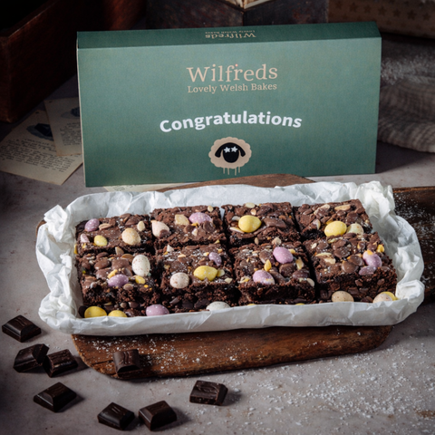Luxury Letterbox Mini Egg Brownies