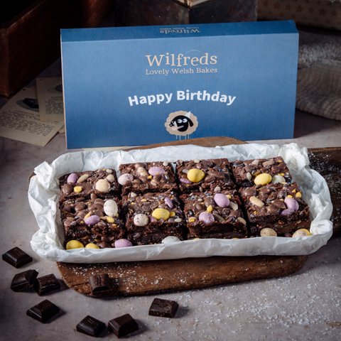 Luxury Letterbox Mini Egg Brownies