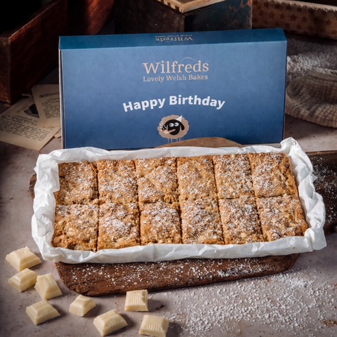 Luxury White Chocolate Blondies