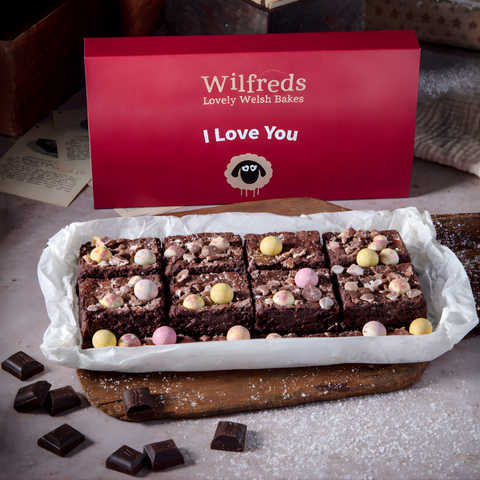 Luxury Letterbox Mini Egg Brownies