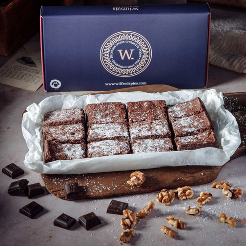 Luxury Letterbox Chocolate & Walnut Brownies