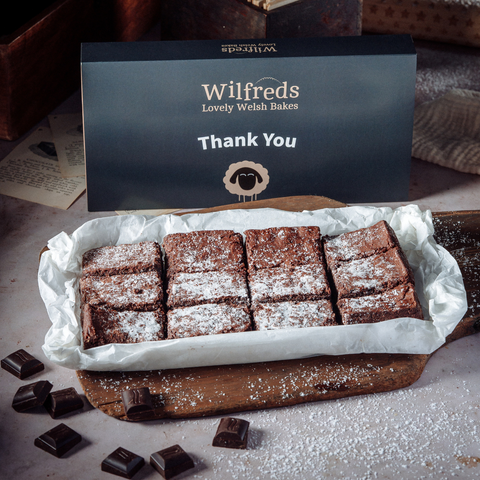 Luxury Letterbox Chocolate & Walnut Brownies
