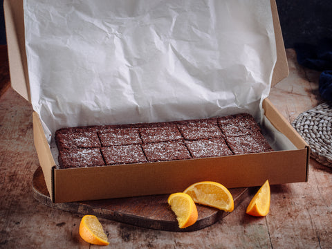 Chocolate Orange Brownies -  Catering Box (15 Pack)