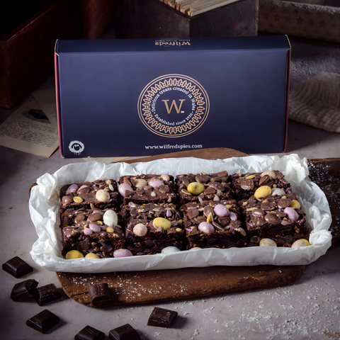 Luxury Letterbox Mini Egg Brownies