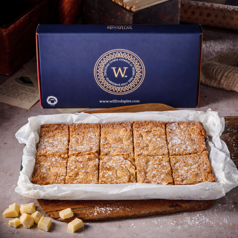 Luxury White Chocolate Blondies
