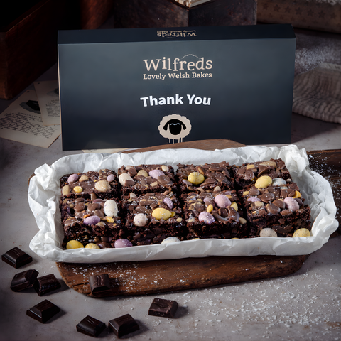 Luxury Letterbox Mini Egg Brownies