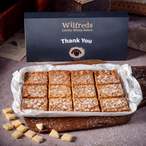 Luxury White Chocolate Blondies