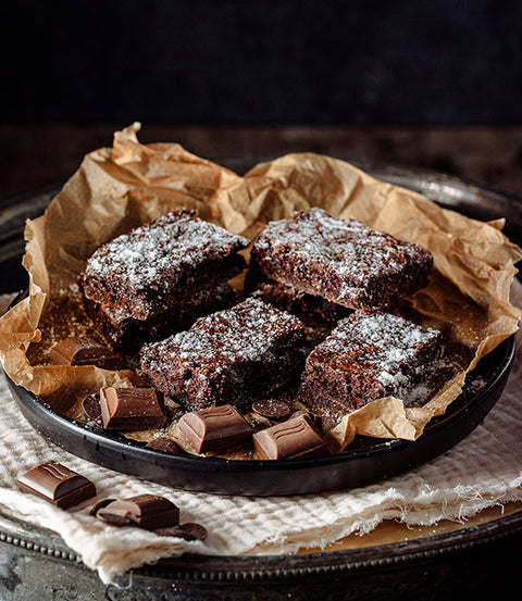 Squidgy brownies in sumptuous flavours