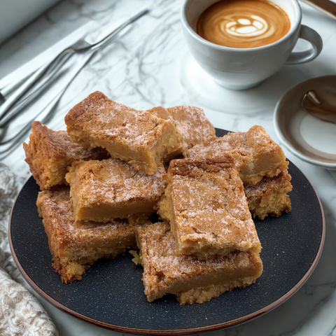 Luxury White Chocolate Blondies