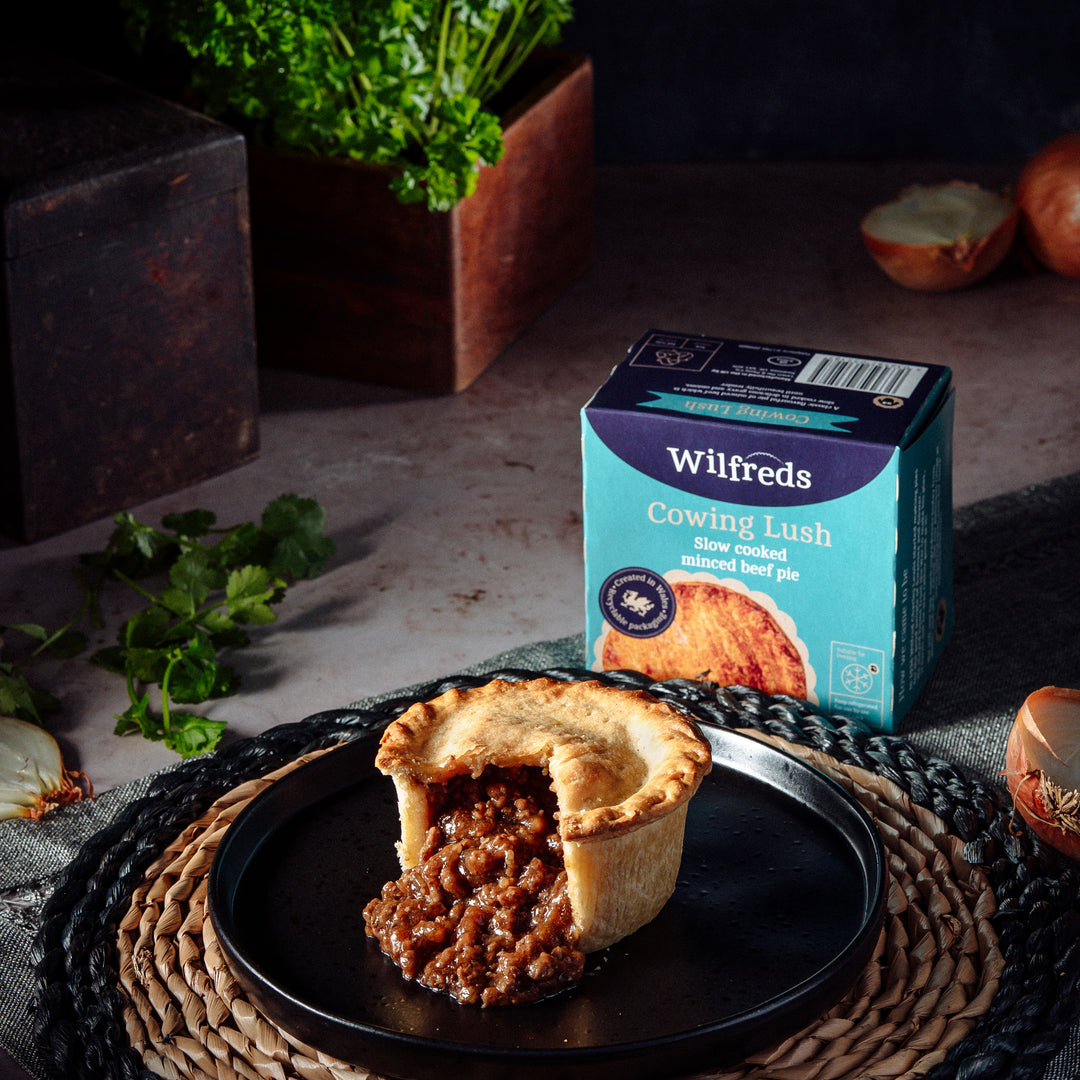 Minced Beef & Gravy Pie | Cowing Lush | Wilfreds Pies