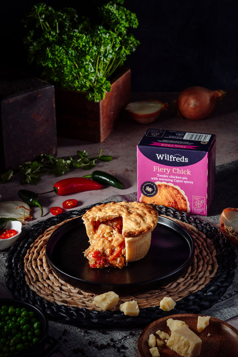 Fiery Chick: Spicy Cajun Chicken Pie (265g)