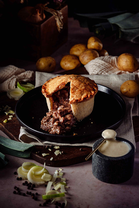 Gower Cwtch: Beef & Horseradish Pie (265g)