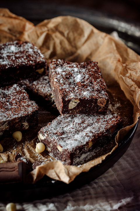 Luxury Milk & White Chocolate Chip Brownies