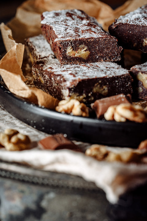 Luxury Chocolate & Walnut Brownies